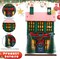 Christmas Village Set Indoor Light up Christmas Village Decoration, Christmas Table Decor, Collectible Wooden Christmas Village Building Decorations Christmas Town